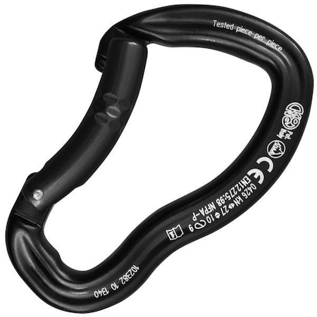 Kong Usa Asymmetric, 99 mm Length, 20 mm Gate Opening, Aluminum Alloy, Black 783I10NN0KK